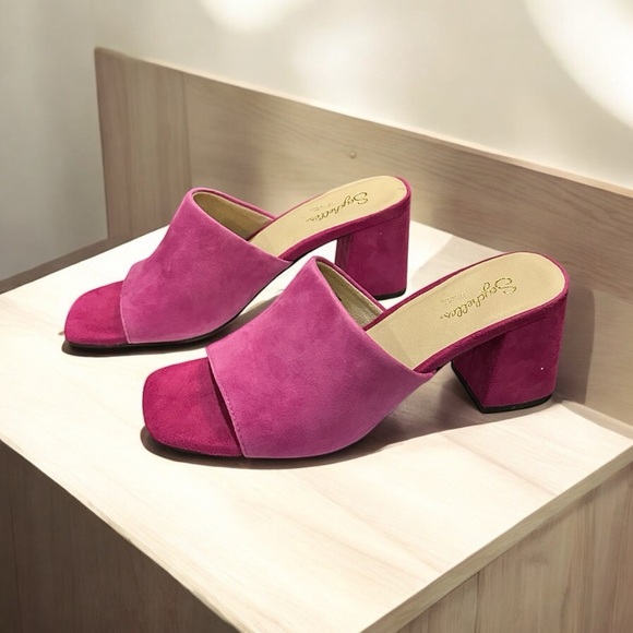 Seychelles Adapt Suede Heels - Fuchsia, Size: 6.5, NWB - Picture 7 of 8
